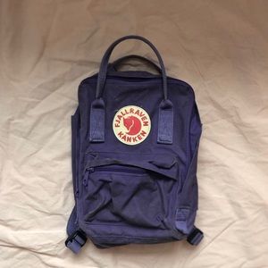 fjallraven kanken mini purple backpack